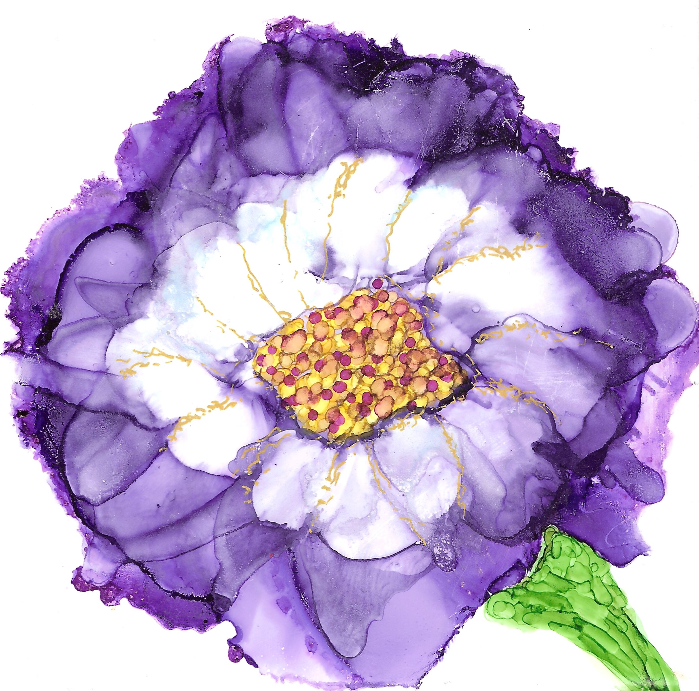 Flower on Tile
